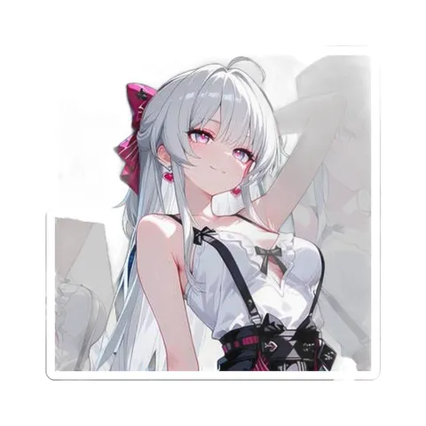 Carlotta Montelli Close Up Portrait — Sticker sticker