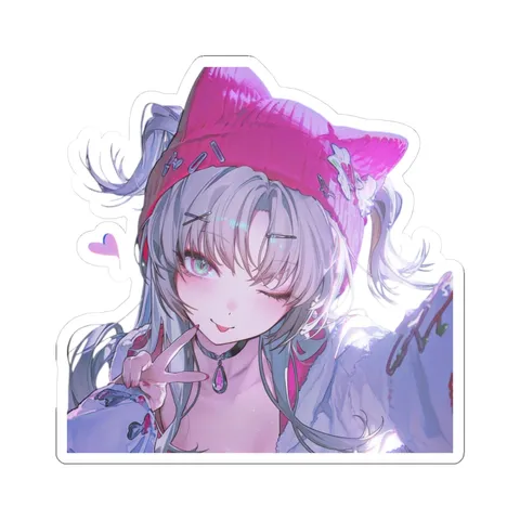 Carlotta Pink Selfie — Sticker sticker