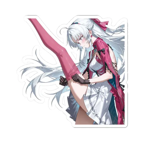 Carlotta Splits — Kiss-Cut sticker