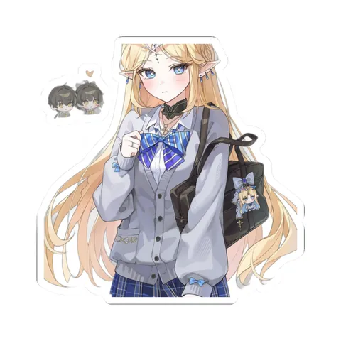 Cartethyia School Uniform — Kiss-Cut sticker