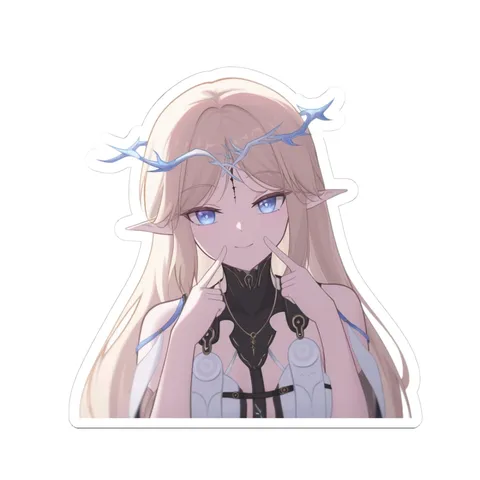 Cartethyia Smile — Kiss-Cut sticker