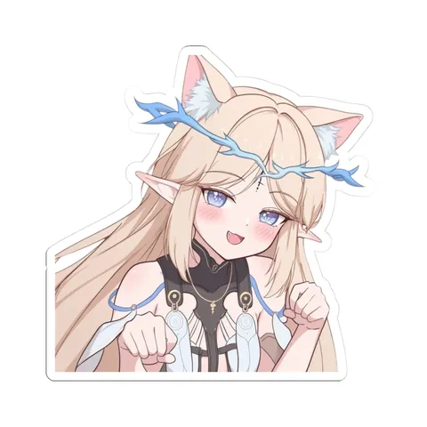 Cat Chibi Cartethyia — Kiss-Cut sticker