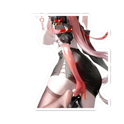 Changli Taking Off Heels — Kiss-Cut sticker