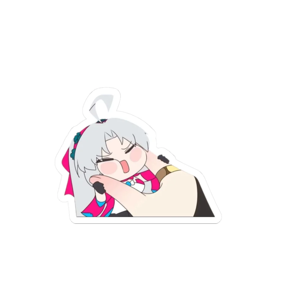 Chibi Carlotta Pinching Cheeks