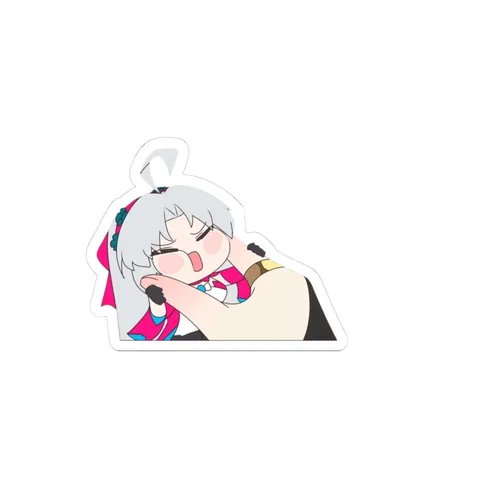 Chibi Carlotta Pinching Cheeks — Kiss-Cut sticker