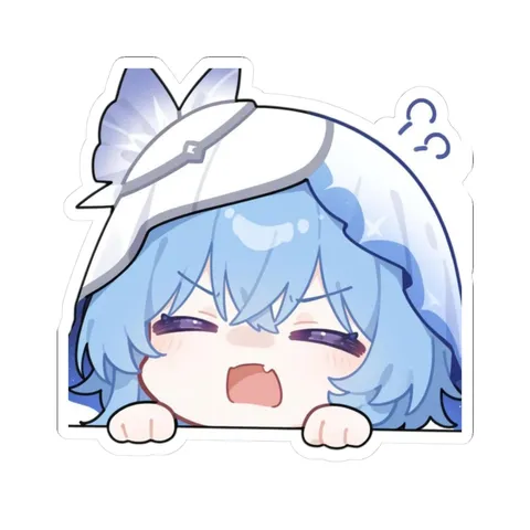 Chibi Shorekeeper Grrrr — Sticker sticker