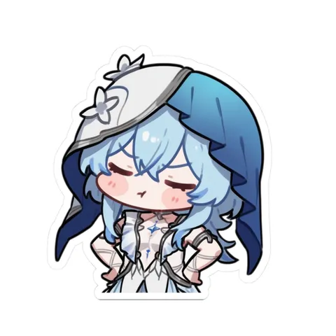 Chibi Shorekeeper Pout — Sticker sticker