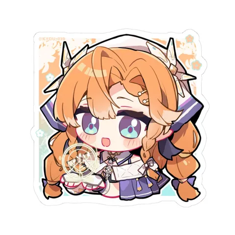 Chibi Sigrika — Kiss-Cut sticker