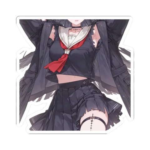 Chisa Arms Up — Sticker sticker