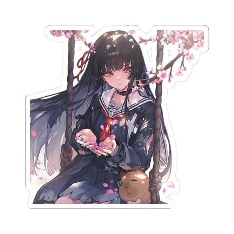 Chisa Blossom Swing — Sticker sticker