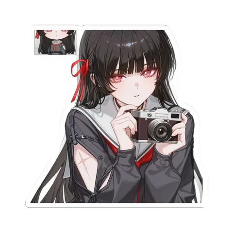 Chisa Holding Camera — Sticker sticker