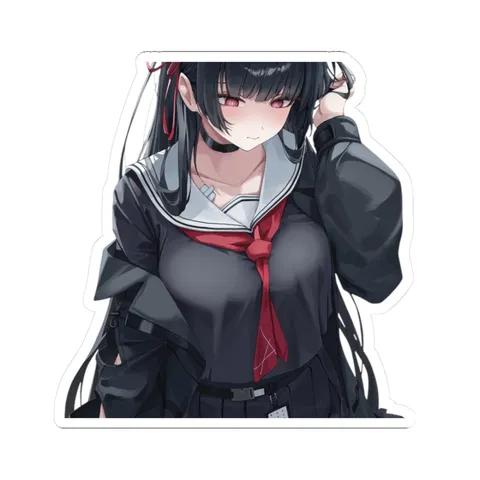Chisa Playing With Hair — Sticker sticker