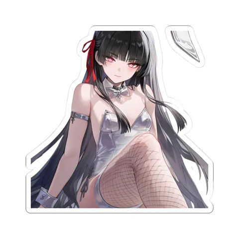 Chisa White Bunny — Kiss-Cut sticker