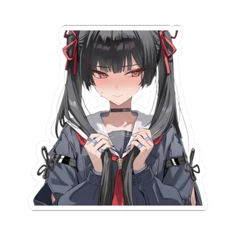 Chisa Pigtails — Kiss-Cut sticker