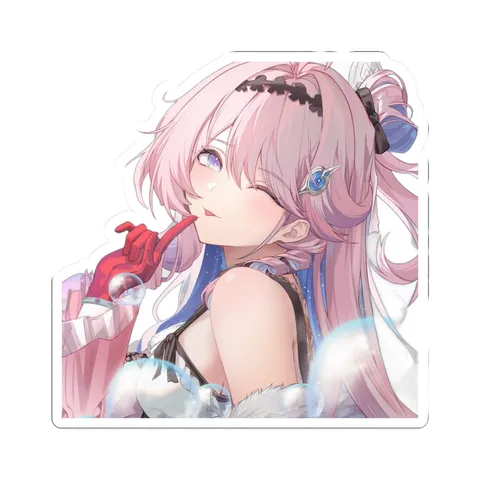 Denia Holding Bubble Blower — Sticker sticker
