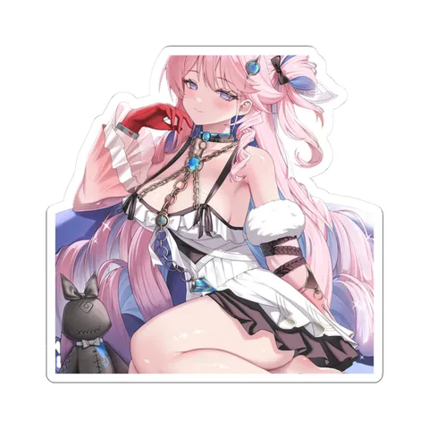 Denia On Sofa — Sticker sticker