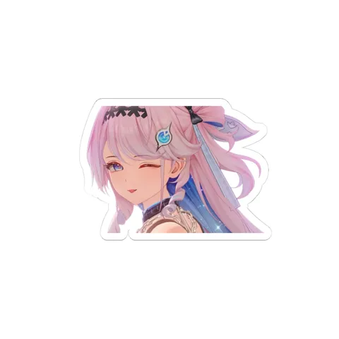 Denia Wink! — Kiss-Cut sticker