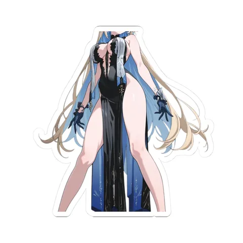 Fleurdelys Standing Pose — Kiss-Cut sticker