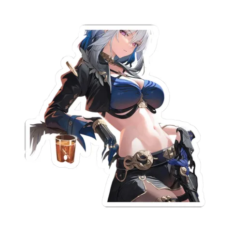 Galbrena At The Bar — Kiss-Cut sticker