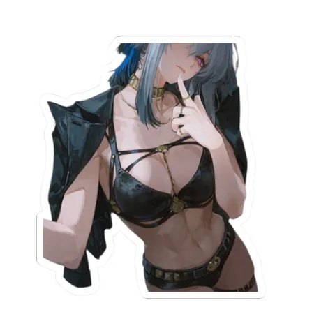 Galbrena Black Dress — Kiss-Cut sticker