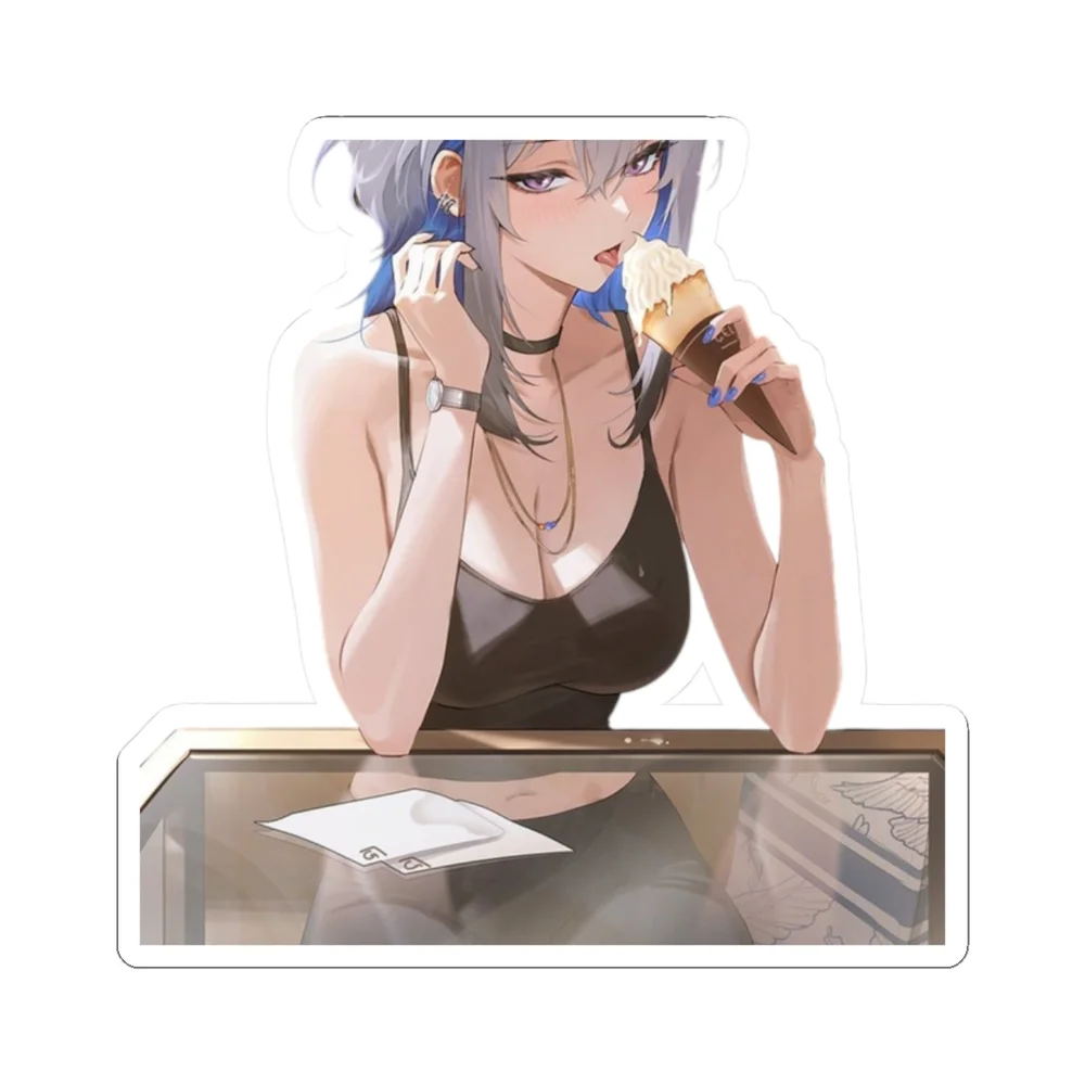Galbrena Eating Ice Cream