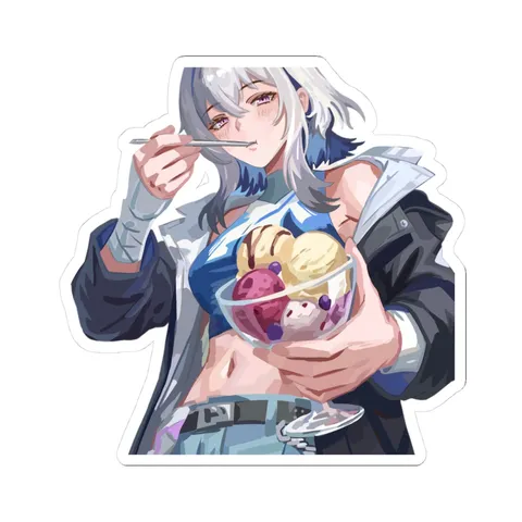 Galbrena Ice Cream — Kiss-Cut sticker