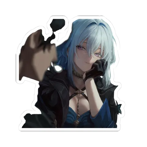 Galbrena Listening — Kiss-Cut sticker