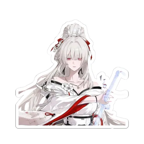 Hiyuki Drawing Sword — Kiss-Cut sticker