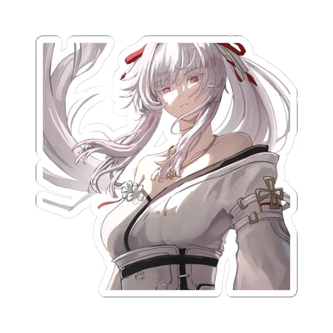 Hiyuki Flowing Hair — Kiss-Cut sticker