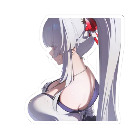 Hiyuki Looks Away — Kiss-Cut sticker