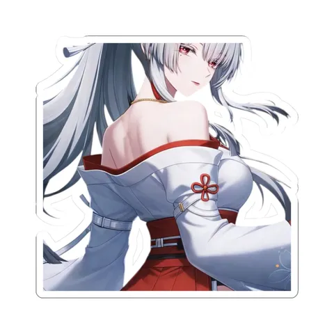 Hiyuki Naked Back — Kiss-Cut sticker