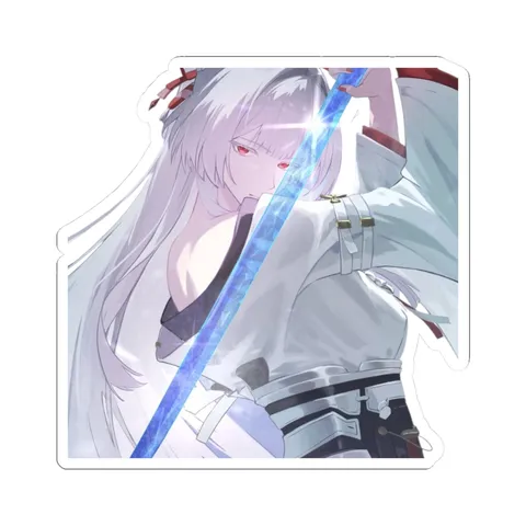 Hiyuki Unsheathes Sword — Kiss-Cut sticker