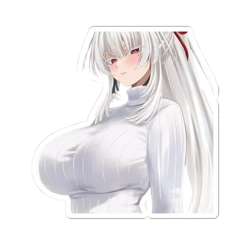 Hiyuki White Top — Kiss-Cut sticker