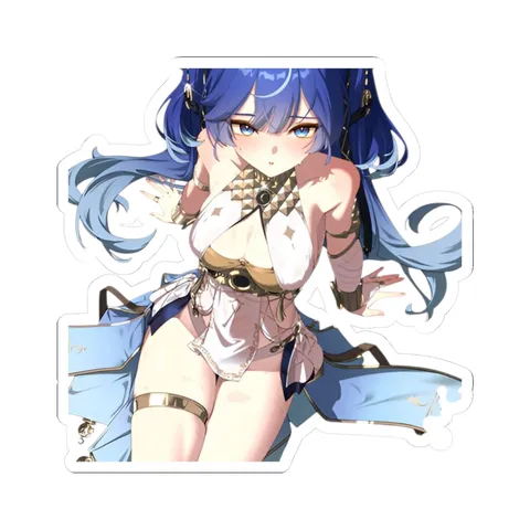 Iuno Sitting — Kiss-Cut sticker