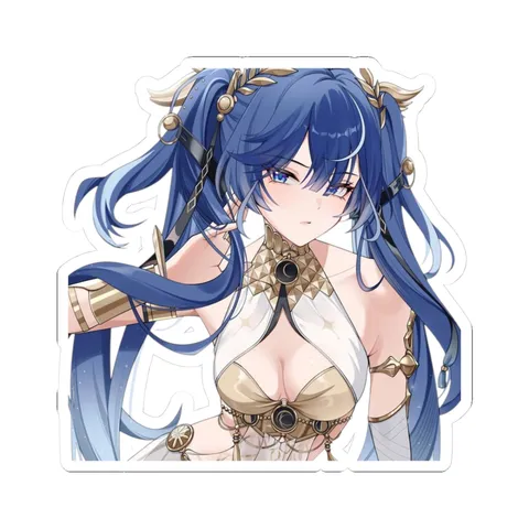 Iuno Side Eye — Kiss-Cut sticker
