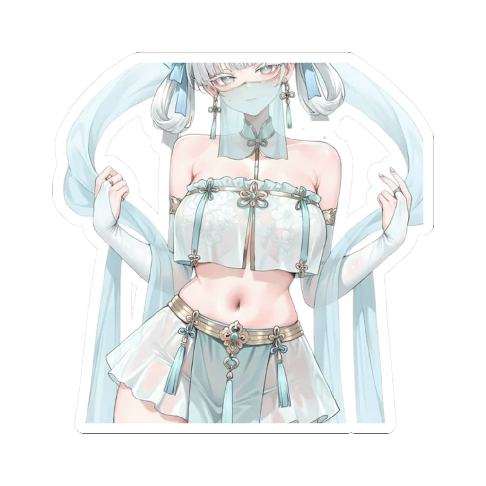 Jinhsi White Blue Outfit