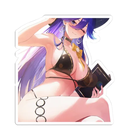 Lucilla Black Bikini — Kiss-Cut sticker