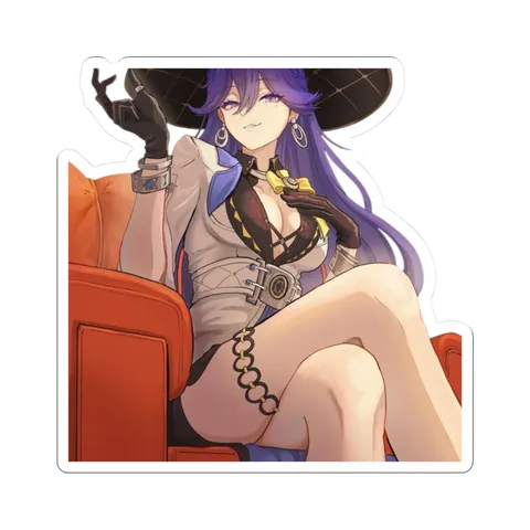 Lucilla Sitting Chair — Kiss-Cut sticker