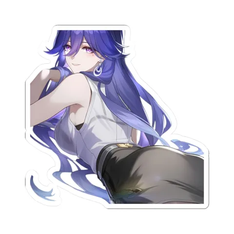 Lucilla White Outfit — Kiss-Cut sticker