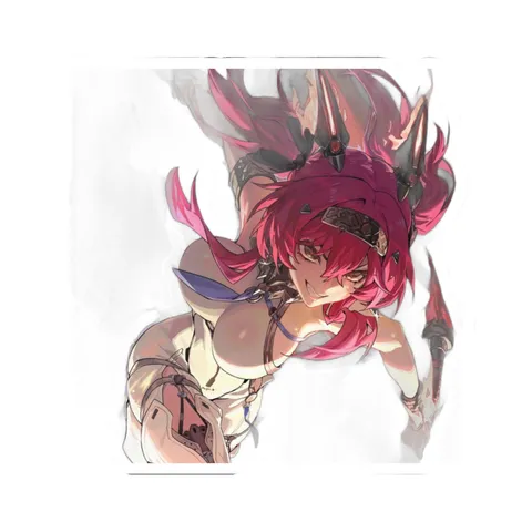 Lupa Action Pose — Kiss-Cut sticker