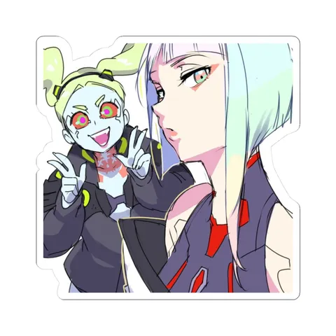 Lucy and Rebecca Selfie — Kiss-Cut sticker