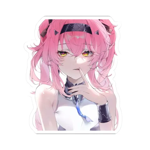 Lupa Twin Tails — Kiss-Cut sticker