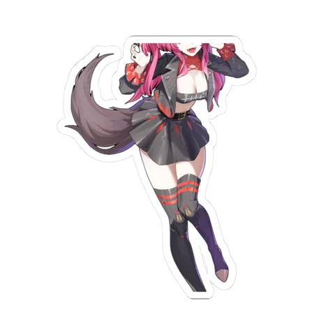 Lupa Wearing Burnice Outfit — Kiss-Cut sticker