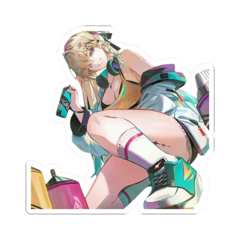Lynae Spray Cans — Kiss-Cut sticker