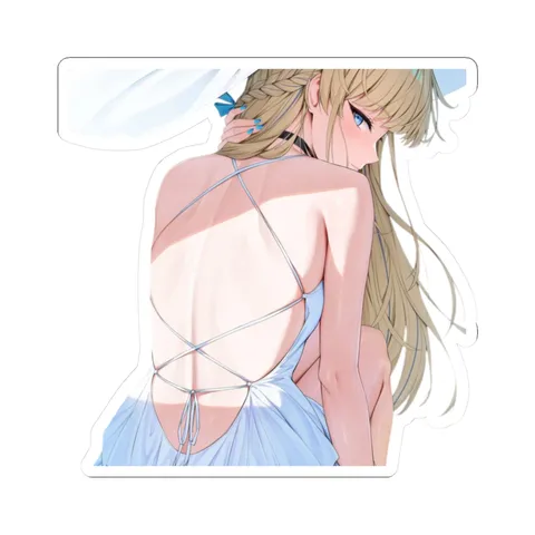 Phoebe Open Back — Kiss-Cut sticker