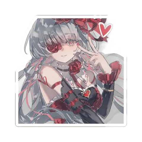 Phrolova Holding Violin — Kiss-Cut sticker