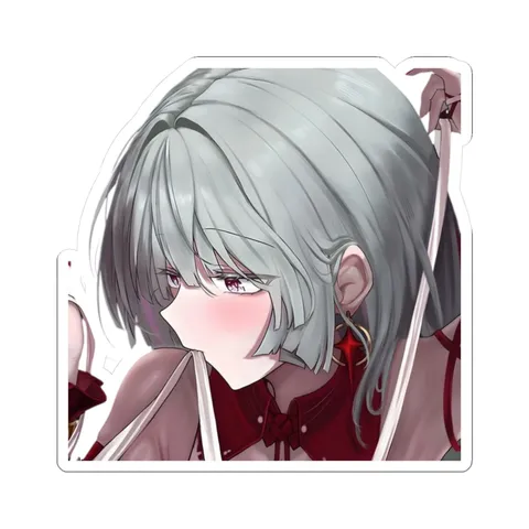 Phrolova White Straps — Kiss-Cut sticker