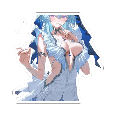 Shorekeeper Biting Finger — Sticker sticker