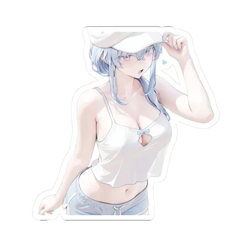 Shorekeeper Cute Hat — Kiss-Cut sticker