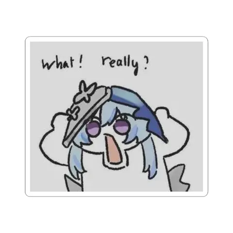 Shorekeeper In Shock — Kiss-Cut sticker